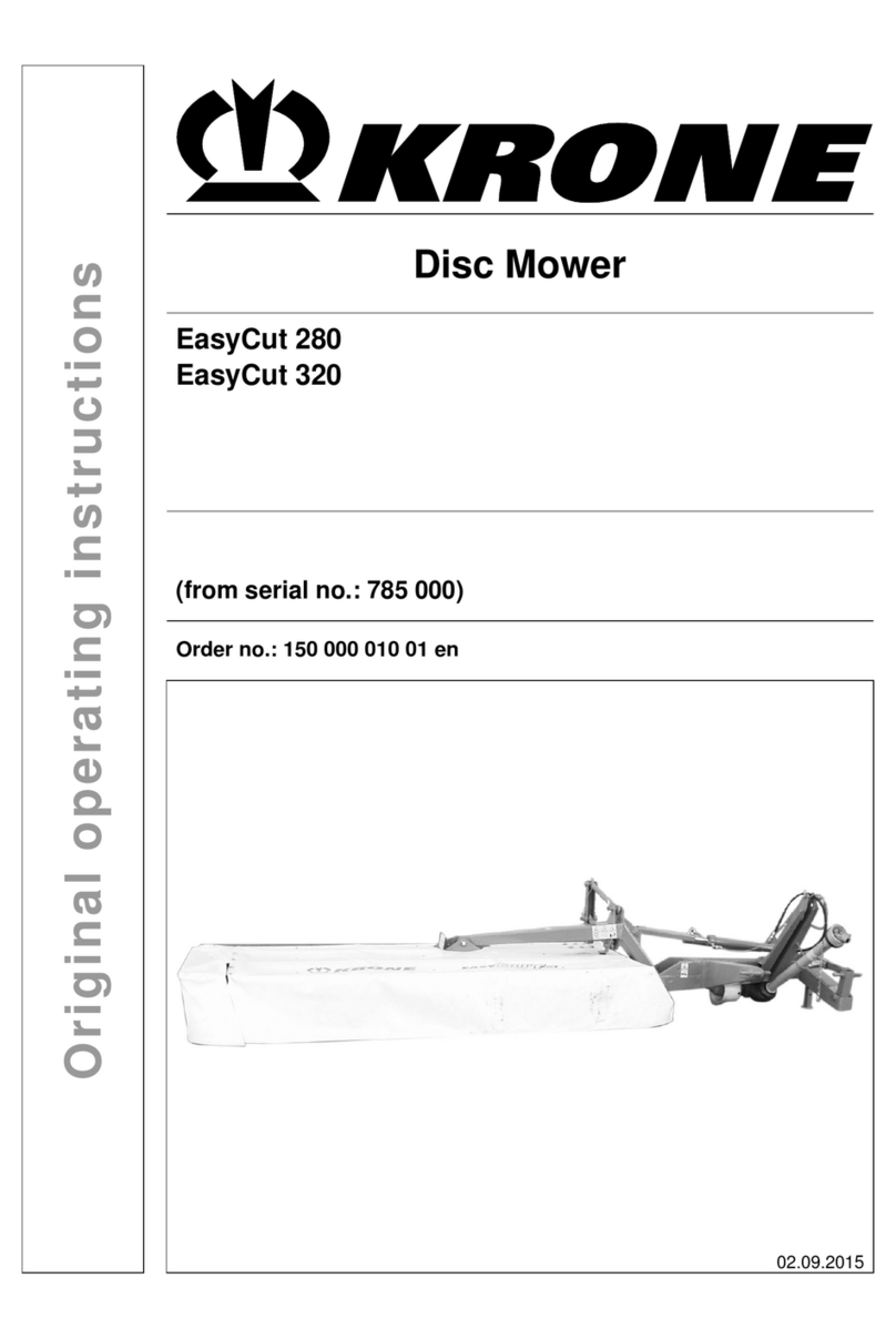 Krone EasyCut 280 User manual Krone EasyCut 280 User manual