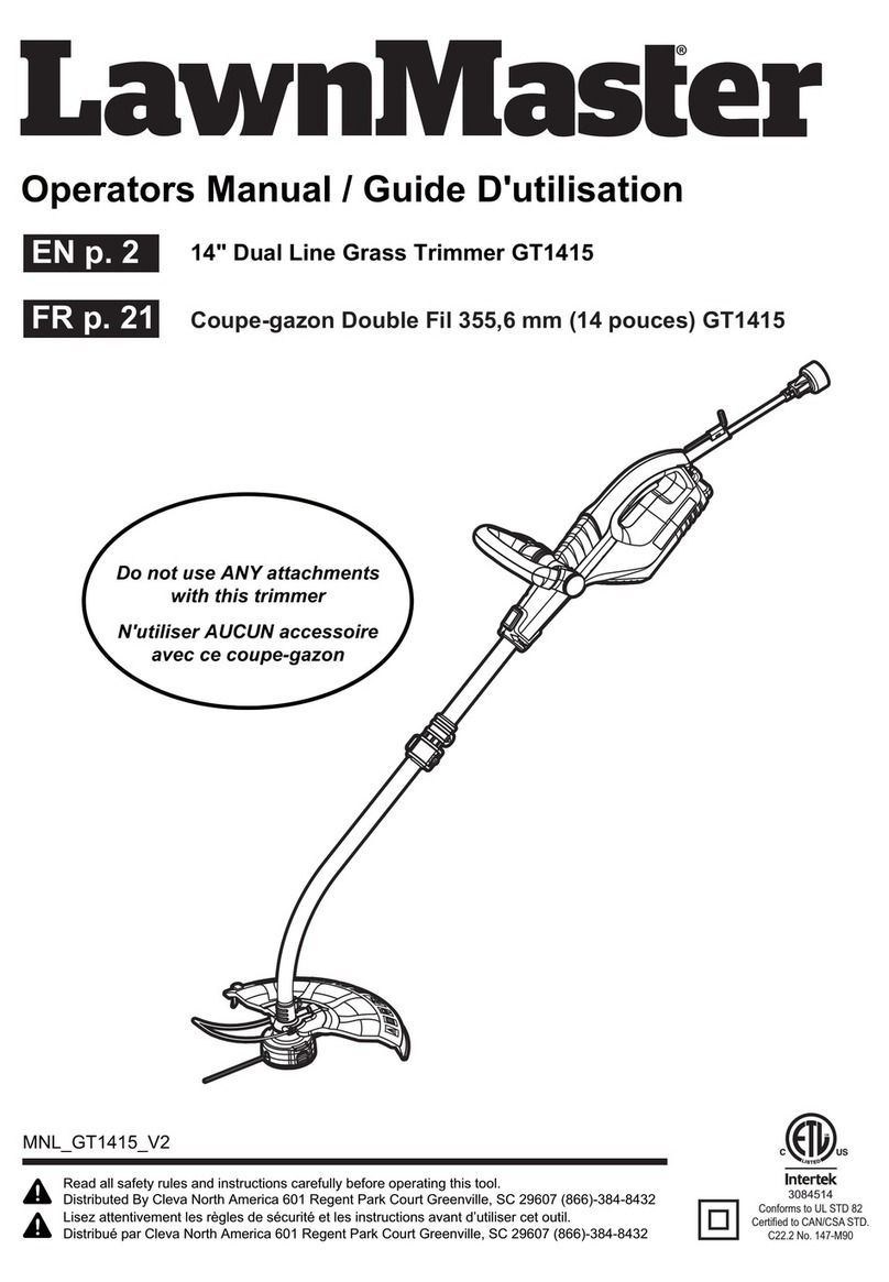 LawnMaster GT1415 User manual LawnMaster GT1415 User manual