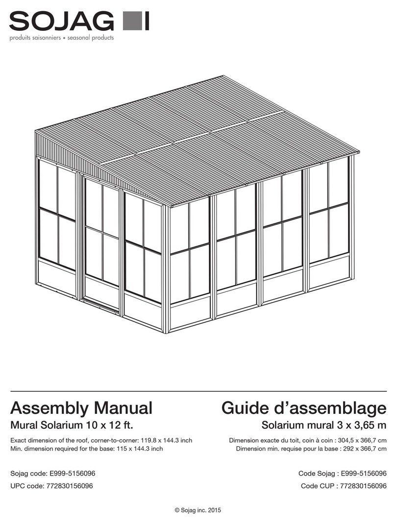 Sojag E999-5156096 Assembly manual