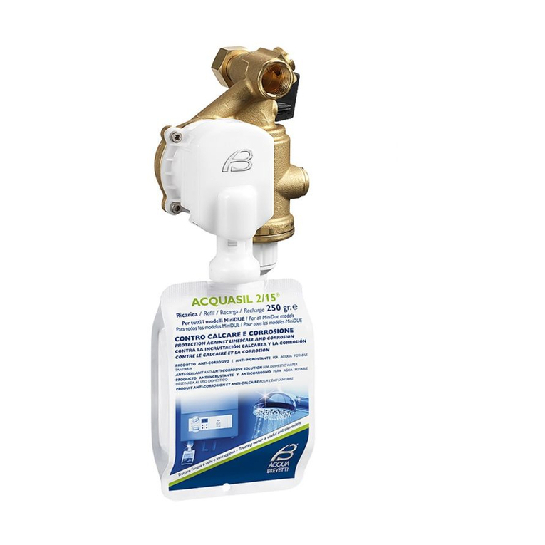 Acqua Brevetti MiniDUE FILTRO USE AND MAINTENANCE INSTRUCTION MANUAL ASSEMBLY AND INSTALLATION MANUAL