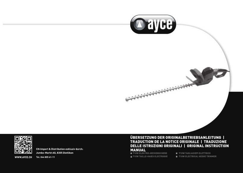 Ayce YT5308-02 Original instruction manual
