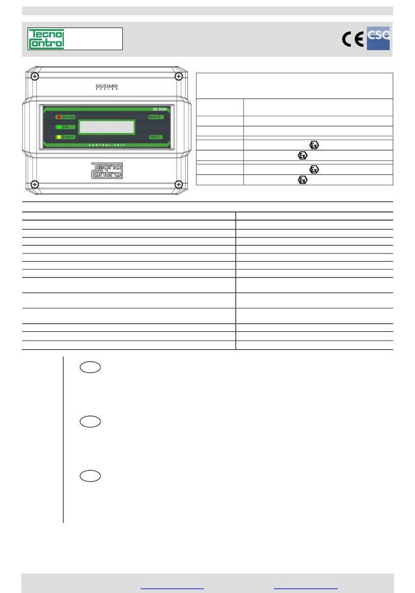 Tecnocontrol SE293K user manual