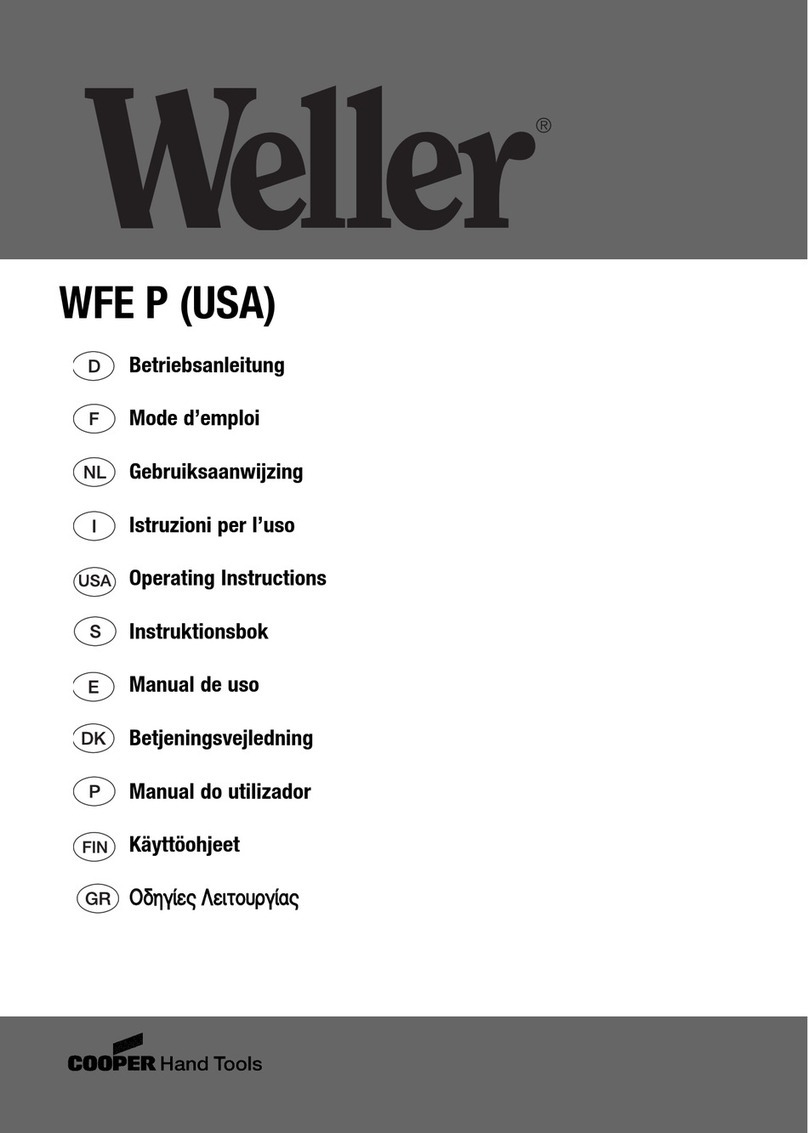 Weller WFE P manual