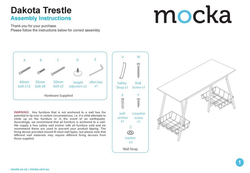 Mocka Dakota Trestle User manual