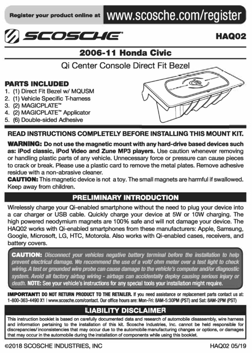 Scosche HAQ02 quick start guide