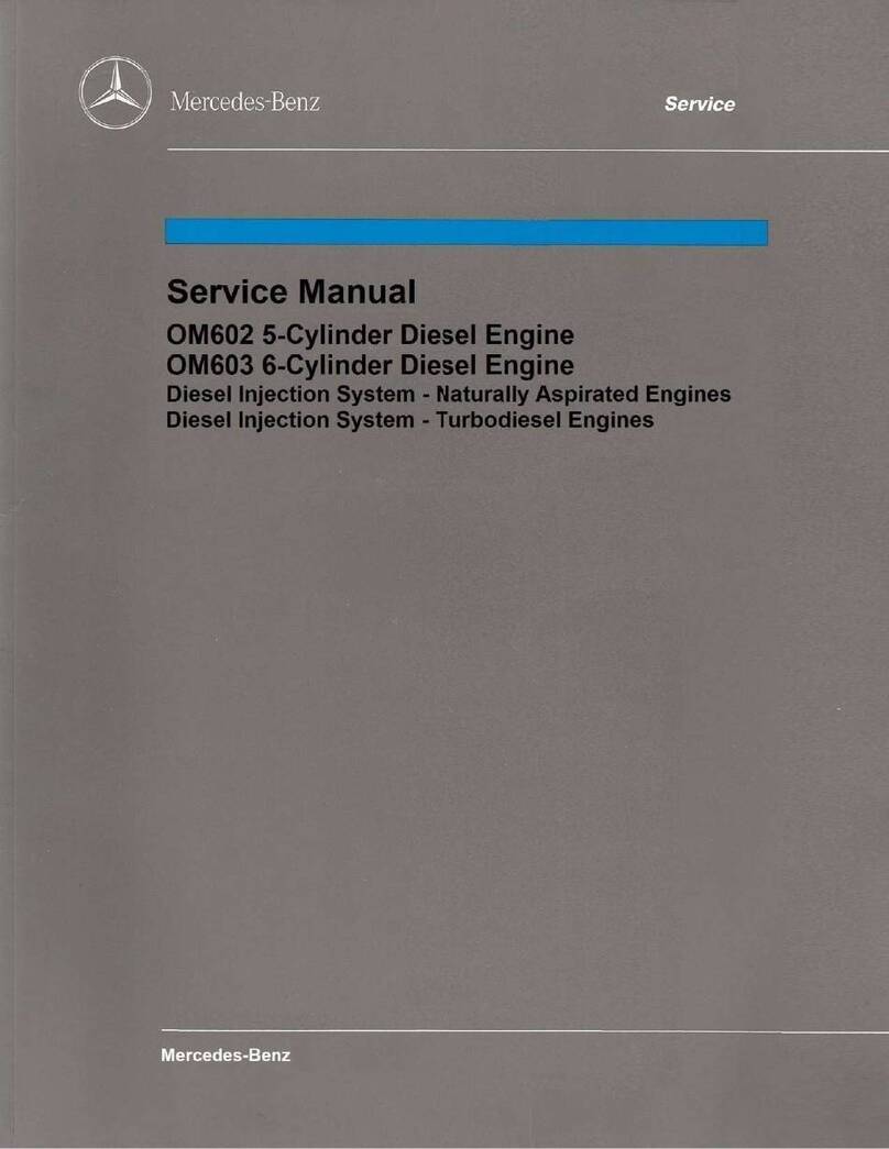 Mercedes-Benz OM602 Service manual