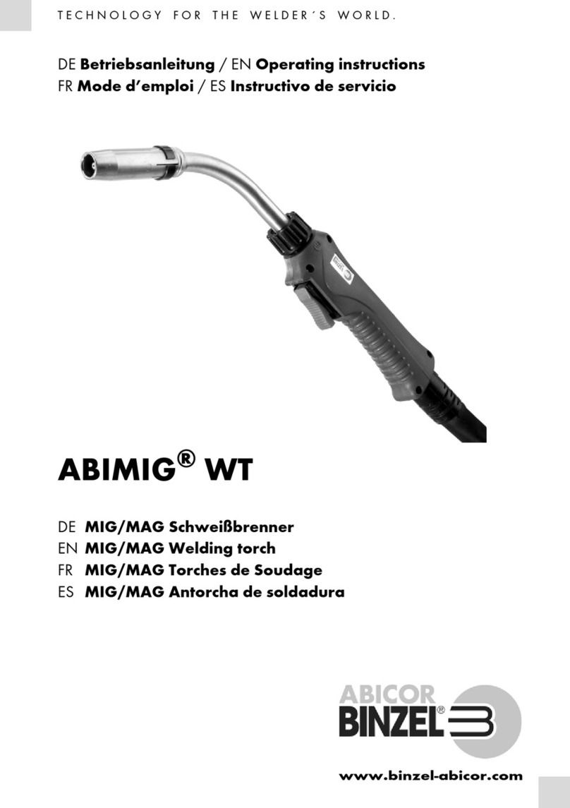 Abicor Binzel ABIMIG WT operating instructions