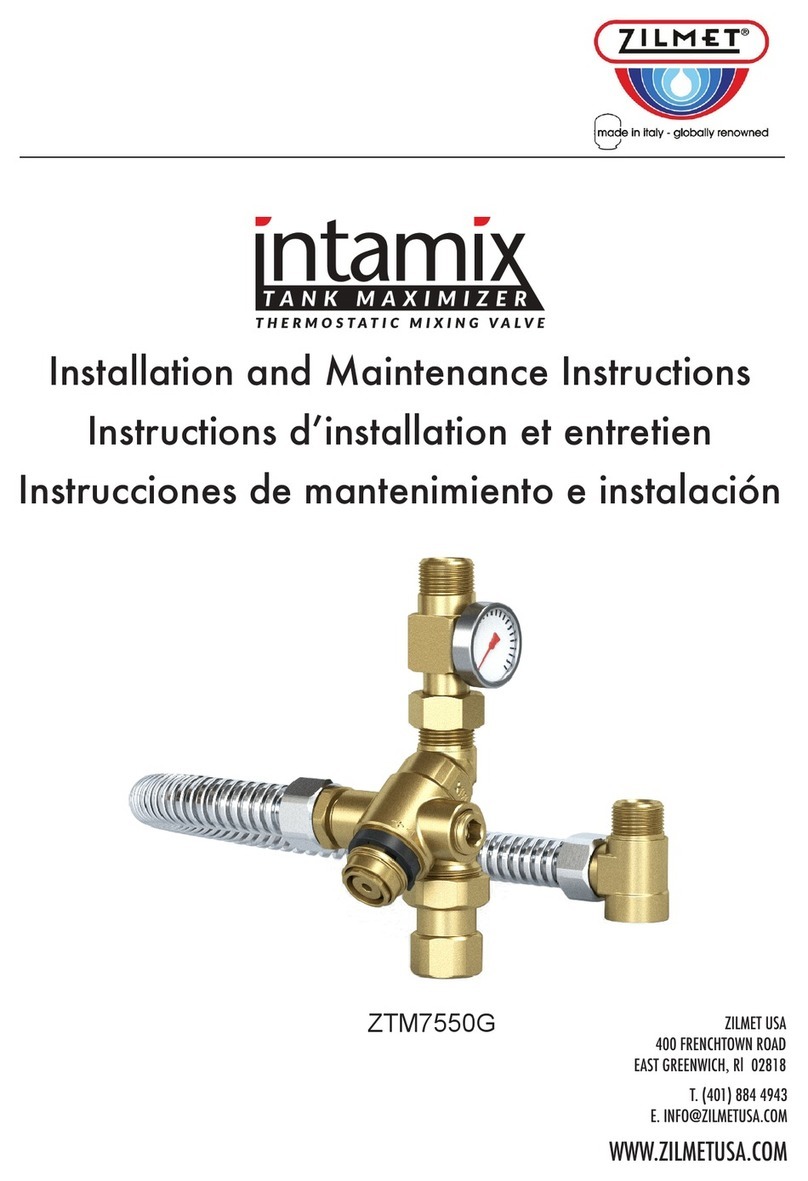 Zilmet intamix Installation and maintenance instructions