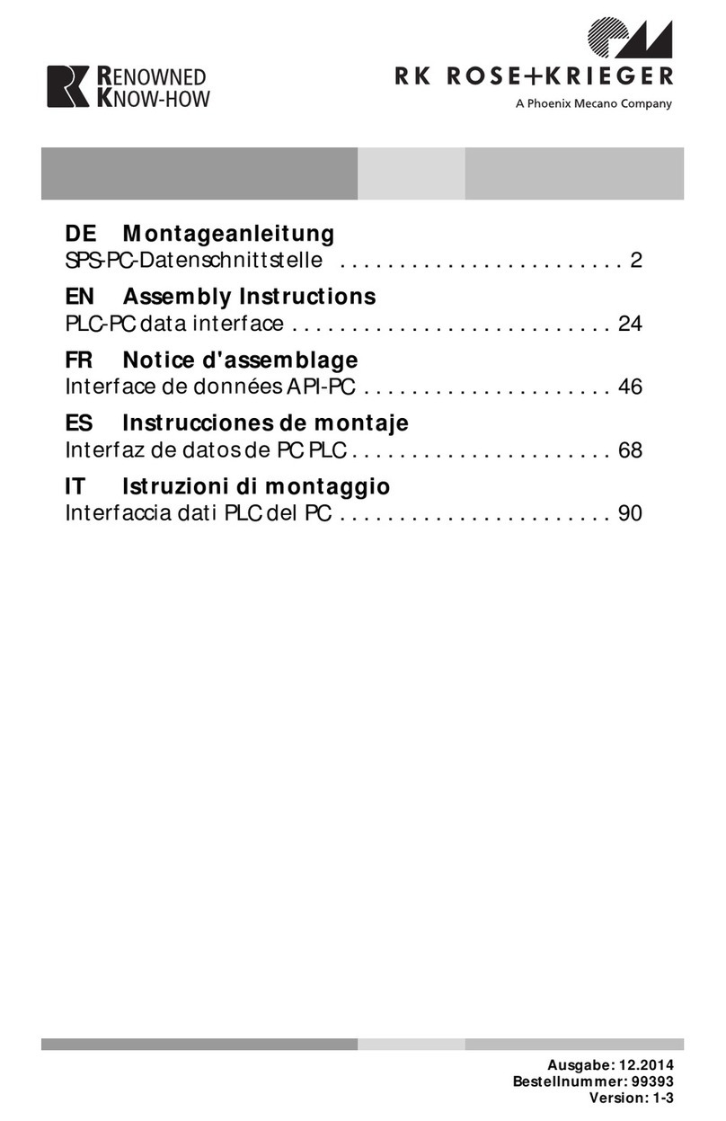 RK Rose+Krieger QZD100108 User manual