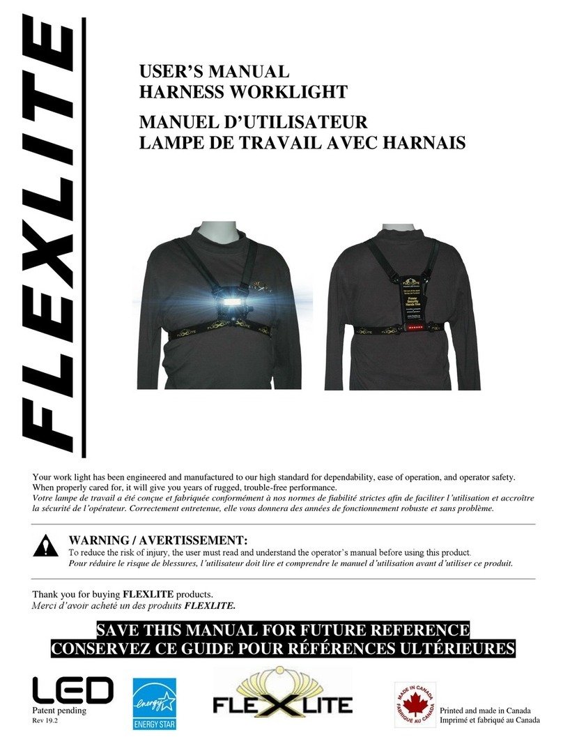 Flexlite 3H User manual