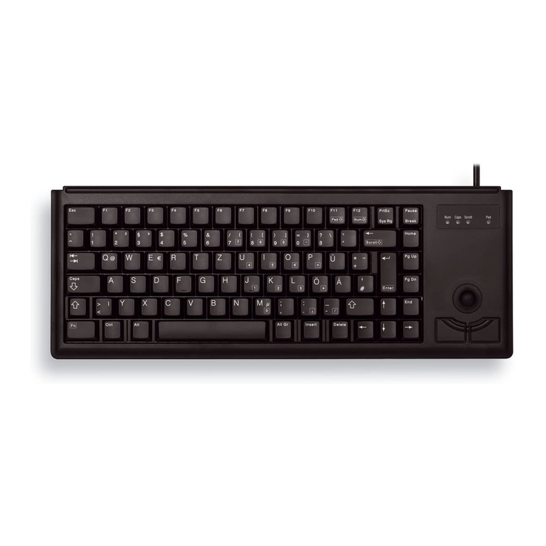 Cherry G84-4400 operating manual