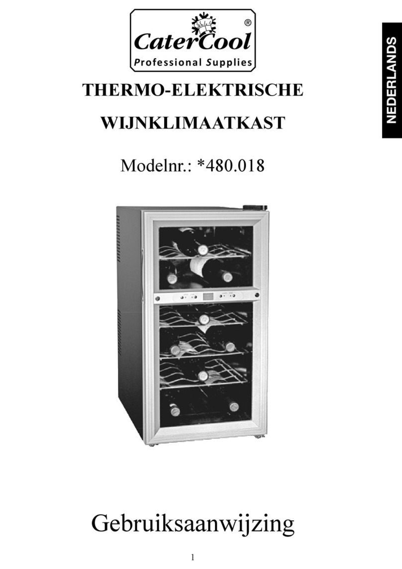 Cater-Cool 480.018 Operation manual