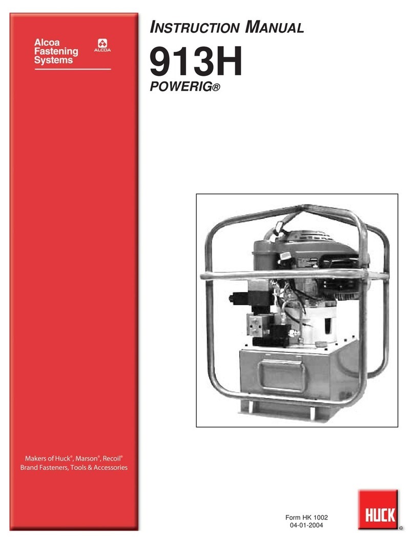 Huck ALCOA POWERIG 913H instruction manual
