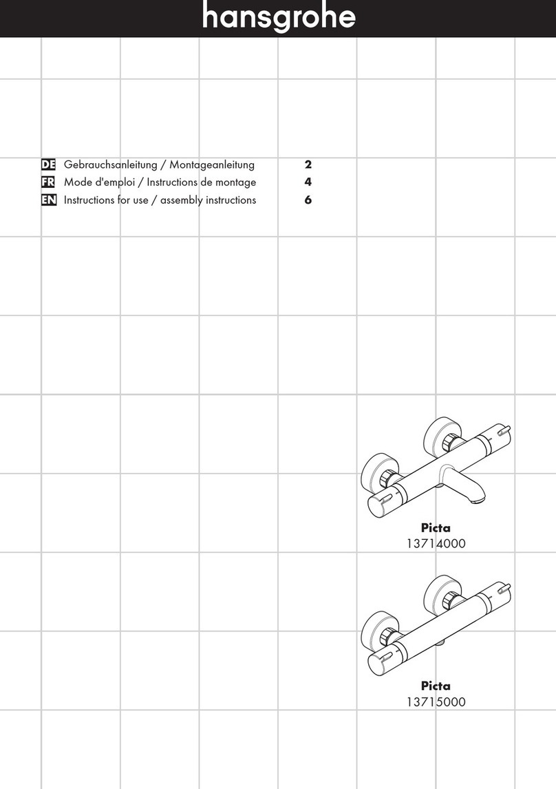 Hans Grohe Picta 13714000 Instructions for use