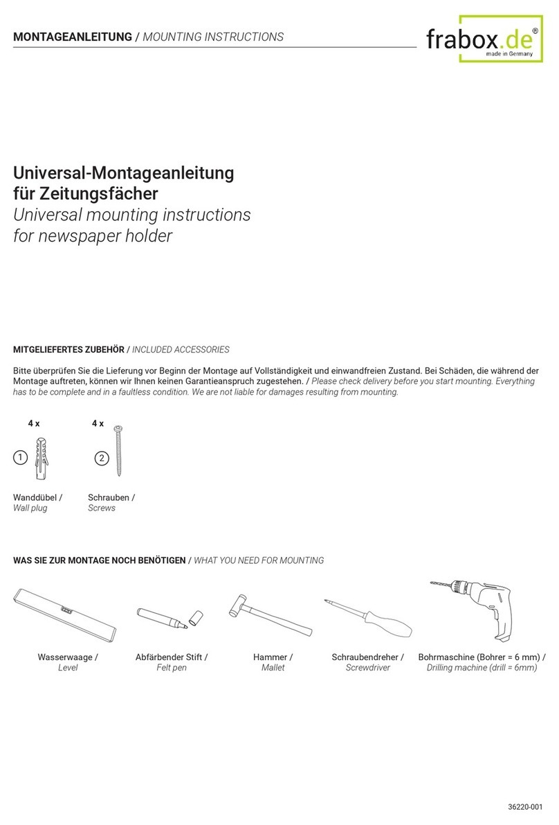 Frabox ENYA Mounting instructions