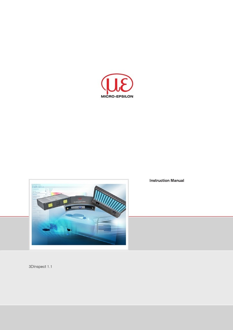 MICRO-EPSILON surfaceCONTROL 3D instruction manual
