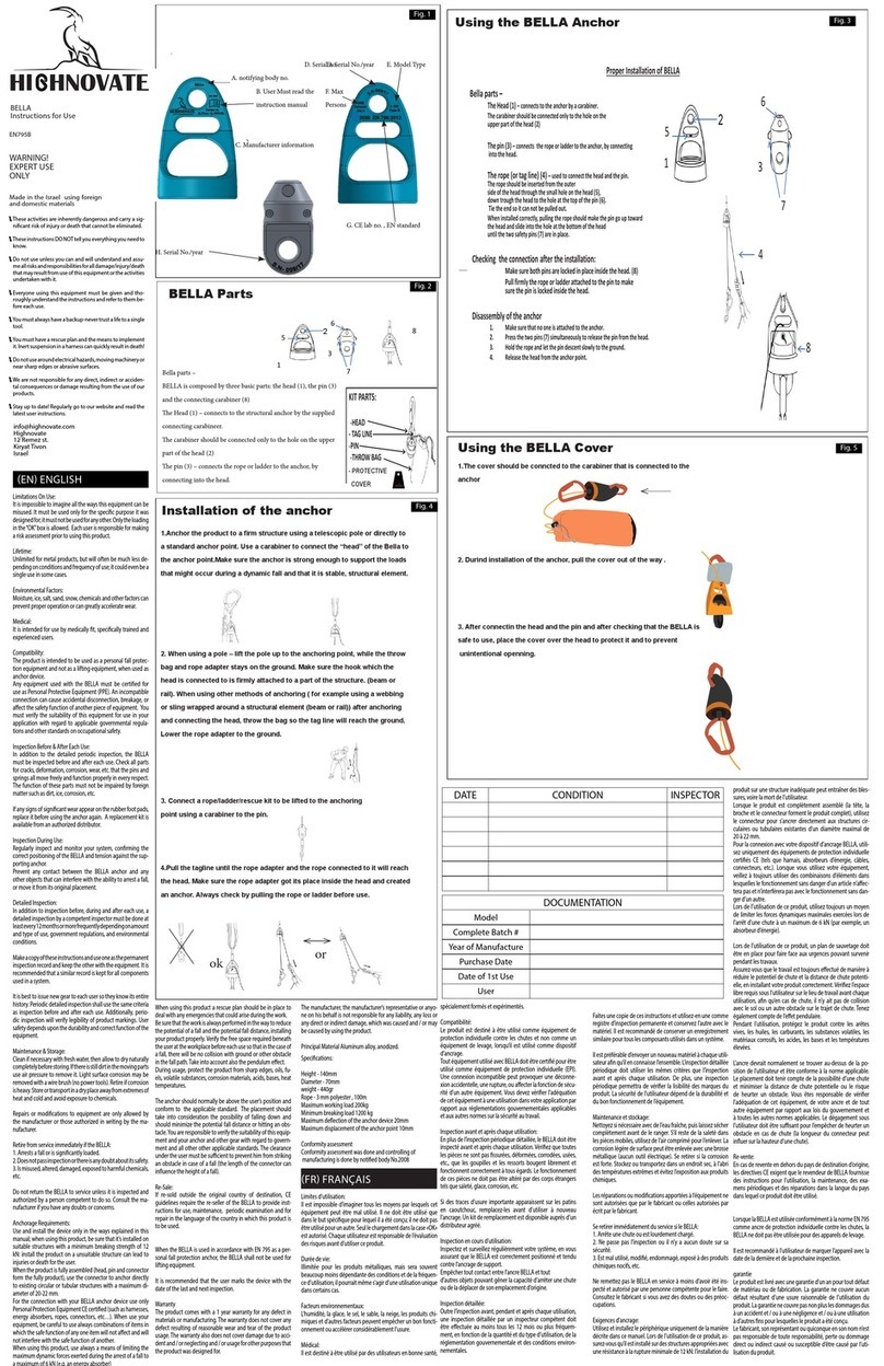 Highnovate BELLA Instructions for use