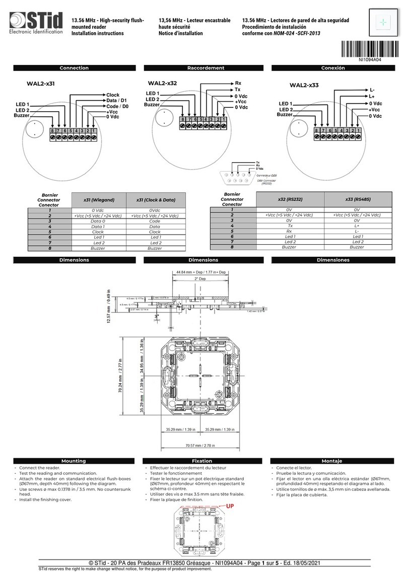 Stid WAL2-x31 User manual