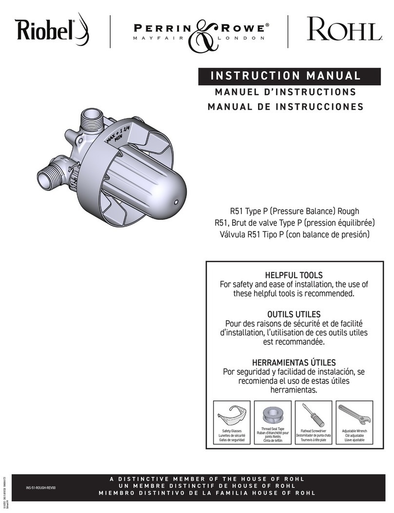 Riobel R51 instruction manual