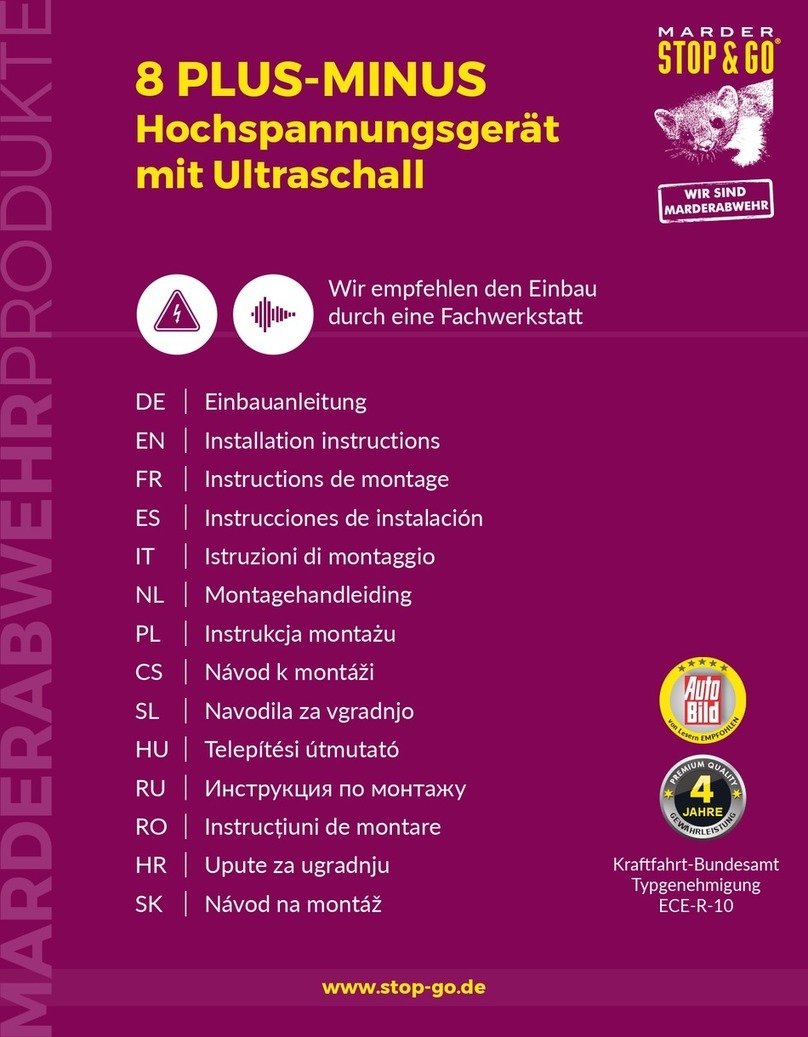 Stop & Go 8 PLUS-MINUS User manual