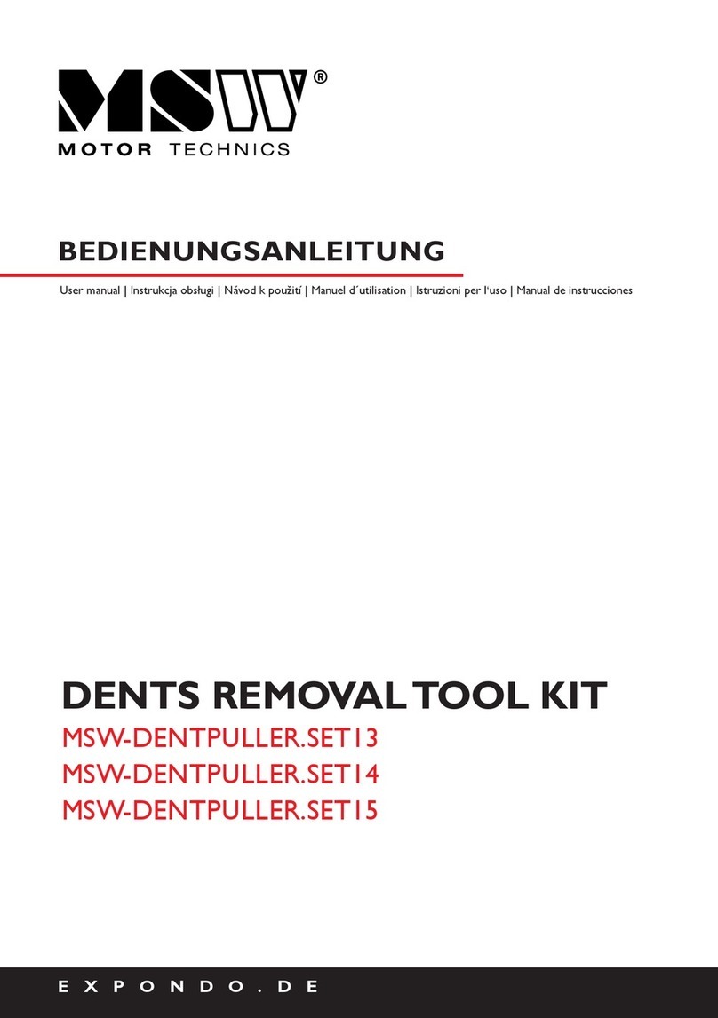 MSW DENTPULLER.SET13 User manual