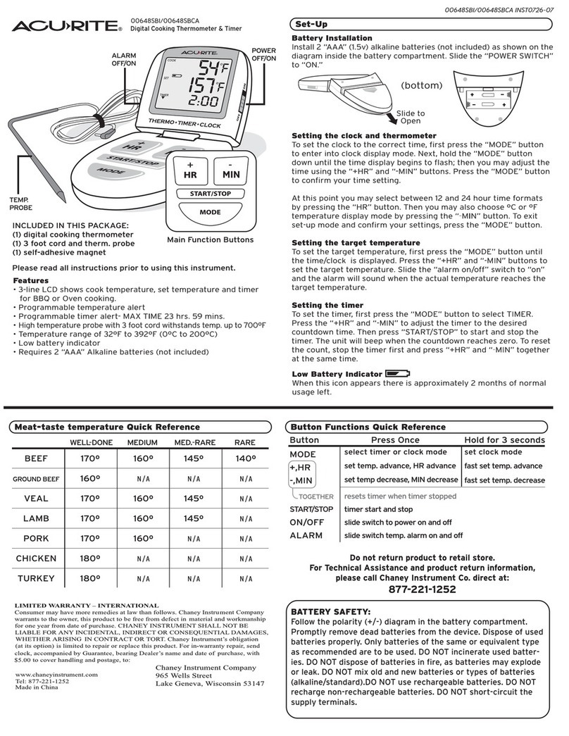 ACU-RITE 00648SB1 instructions