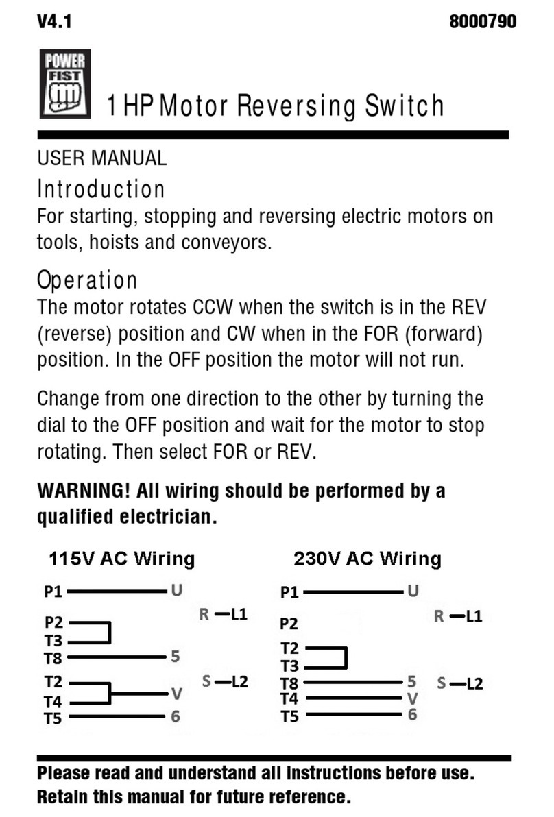 Power Fist 1 HP user manual