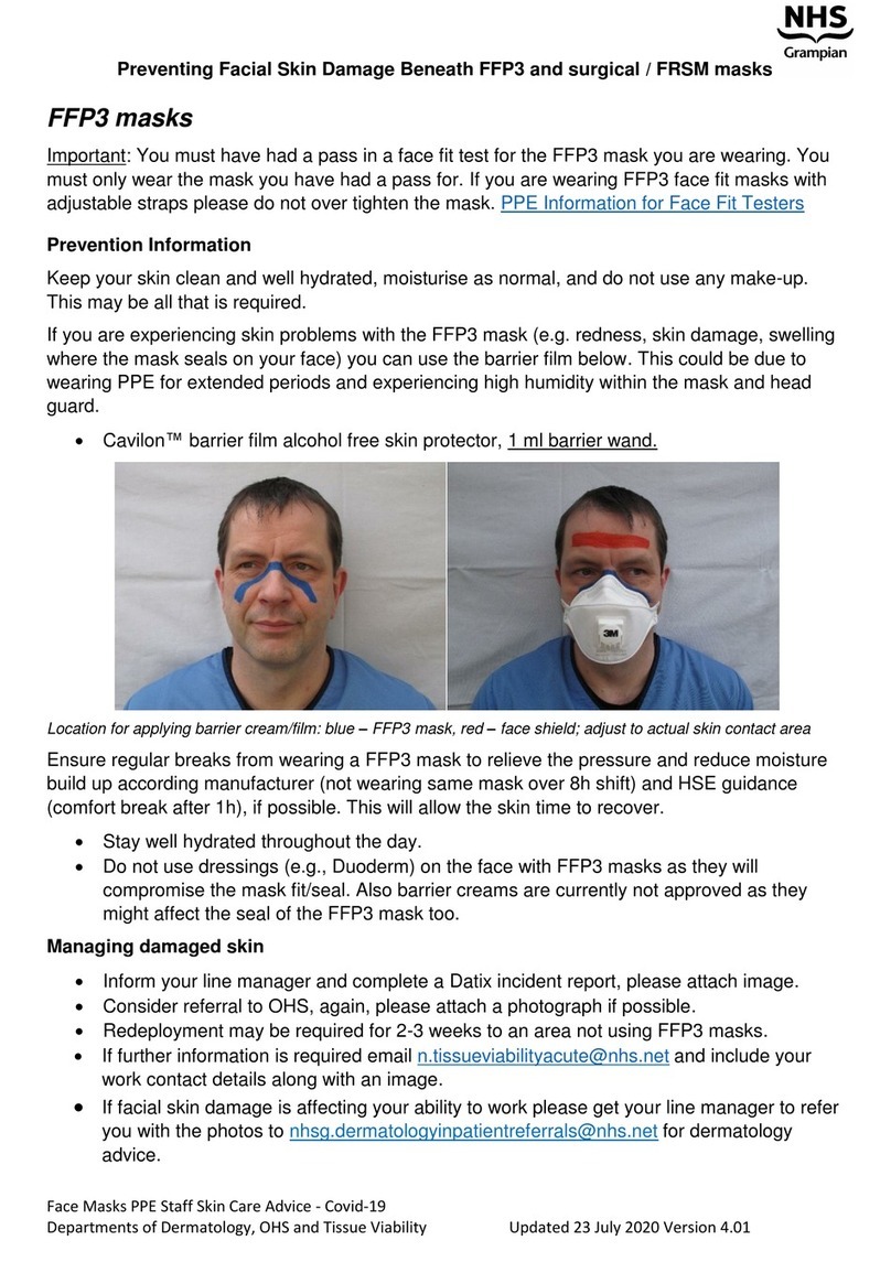 NHS FFP3 quick start guide