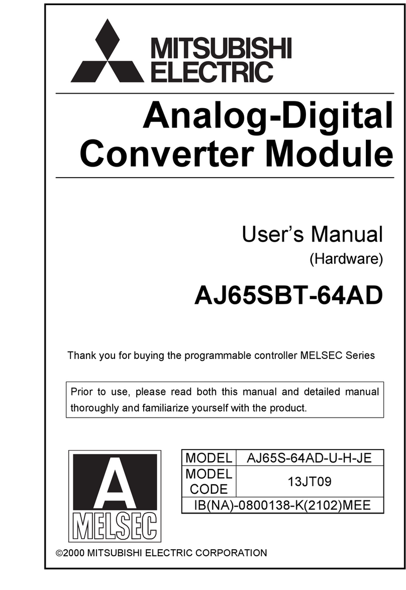 Mitsubishi Electric MELSEC AJ65SBT-64AD User manual