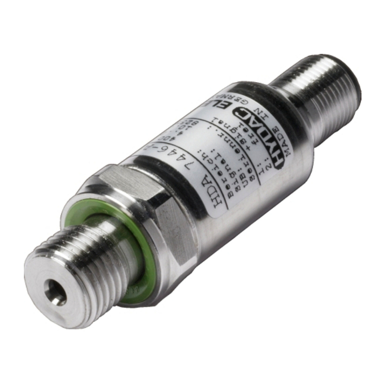 HYDACELECTRONIC HDA 7400 quick guide