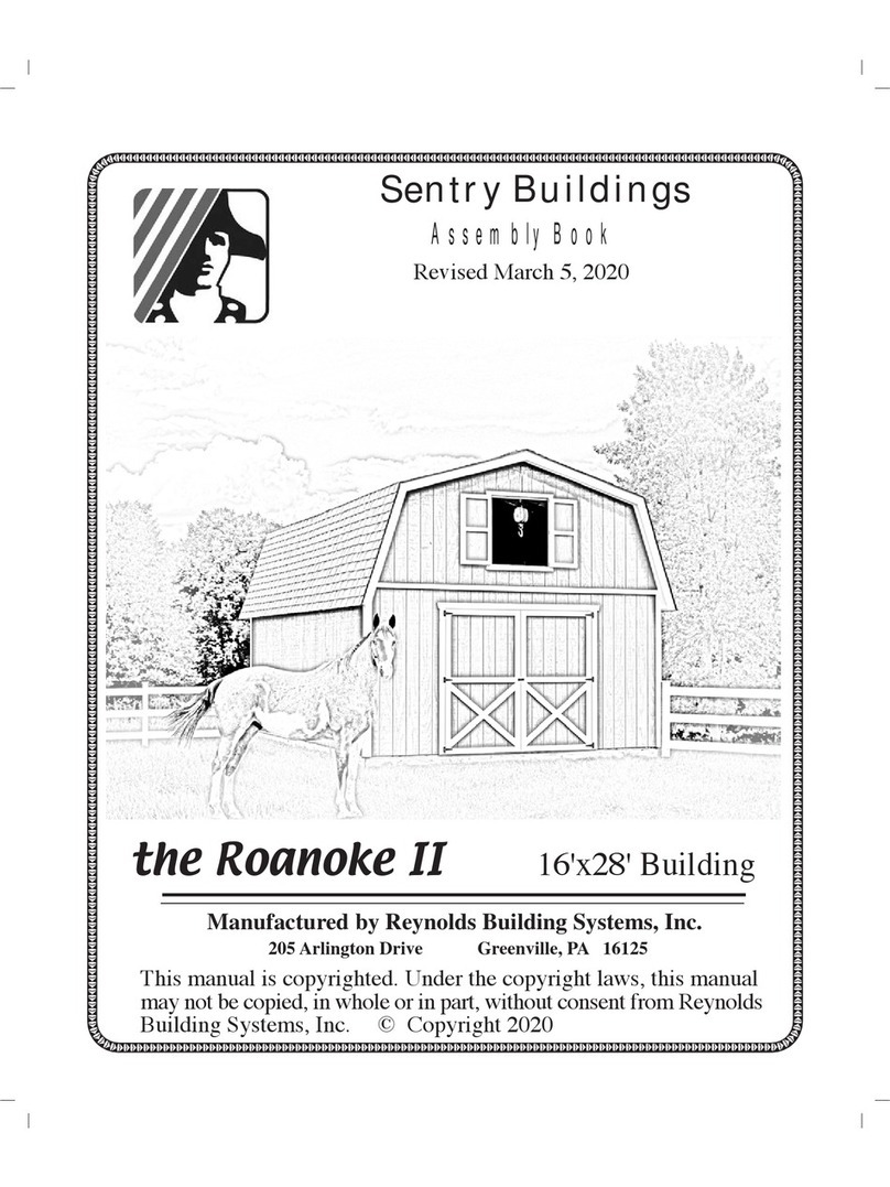 Sentry Buildings Roanoke II Assembly Book
