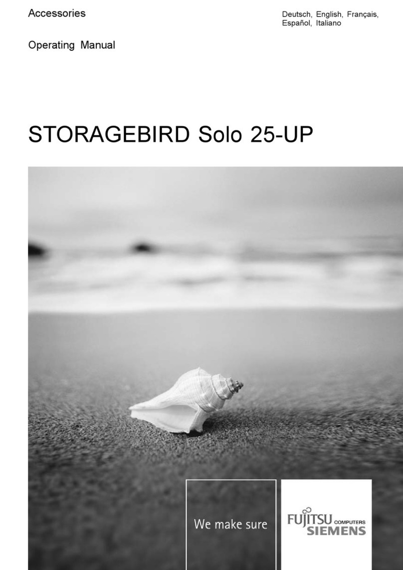 Fujitsu Siemens Computers STORAGEBIRD Solo 25-UP User manual
