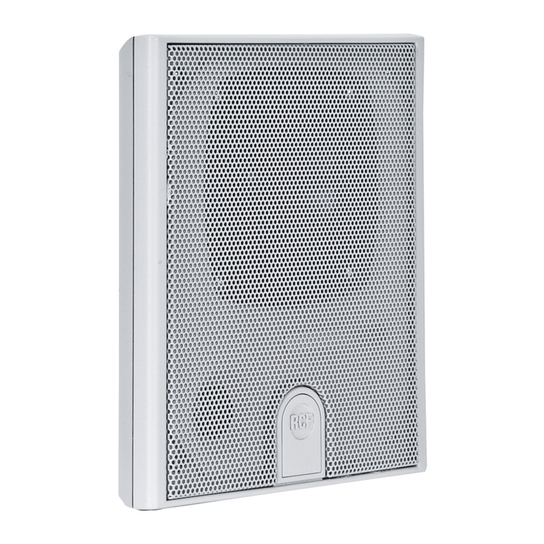 RCF DU 31 User manual