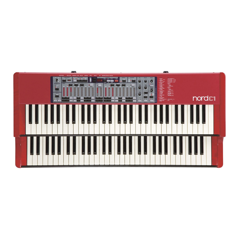 Clavia Nord C1 User manual