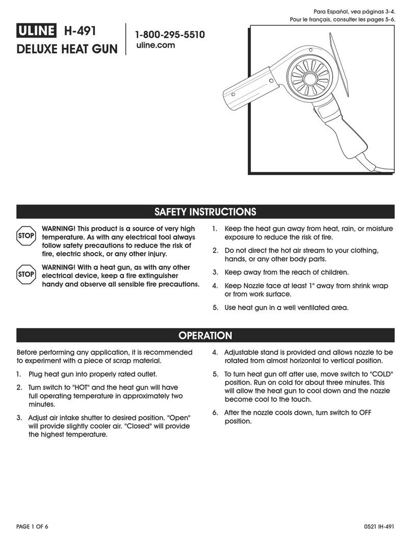 U-Line H-491 User manual