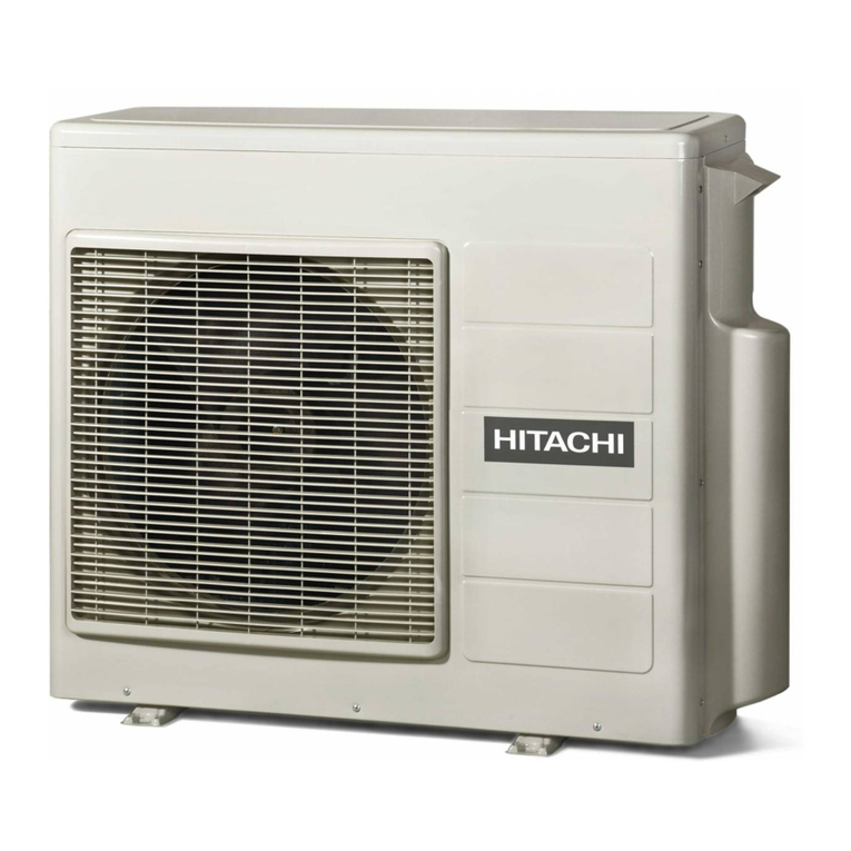 Hitachi MULTIZONE RAM-110NP5E User manual