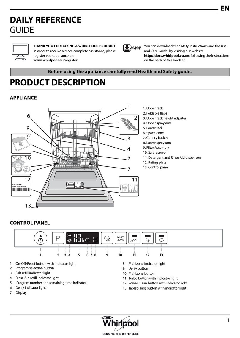 Whirlpool WIC3C24PE FULL Installation and operation manual