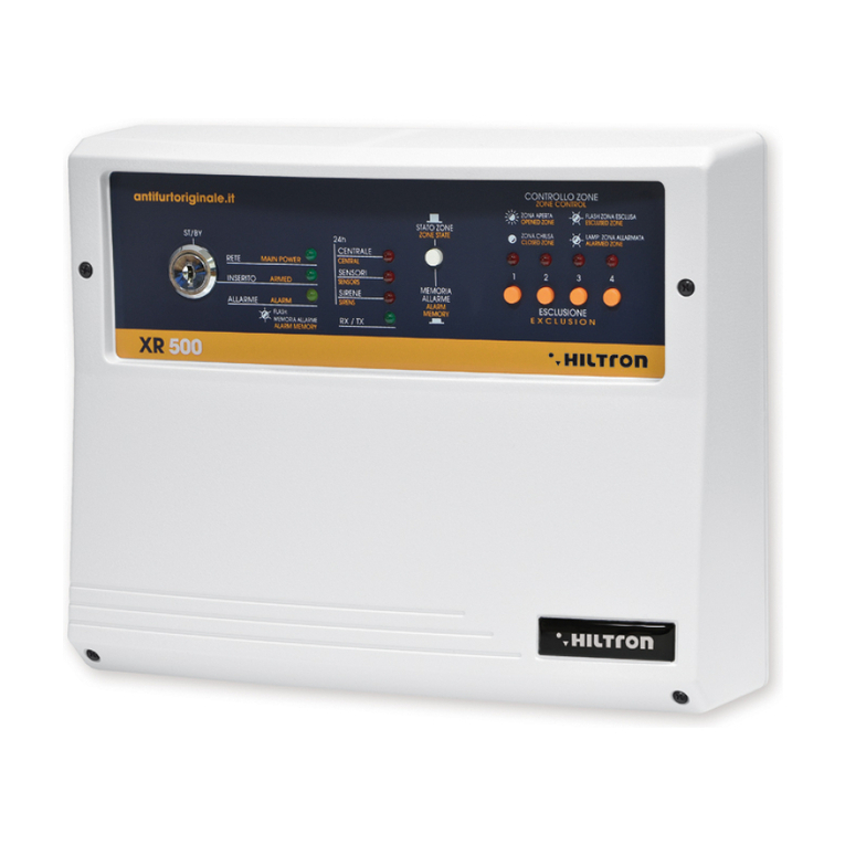 Hiltron security XR500 User manual