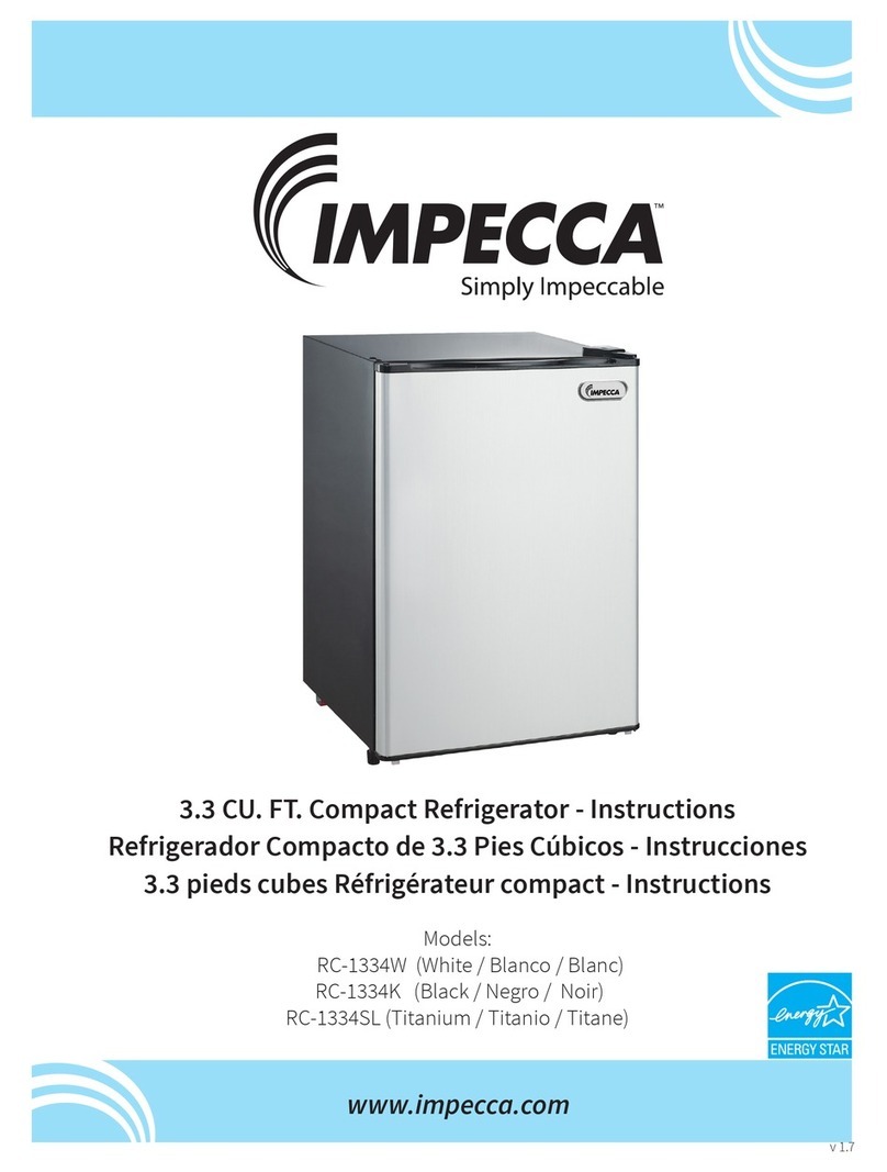 Impecca RC-1334W User manual Impecca RC-1334W User manual
