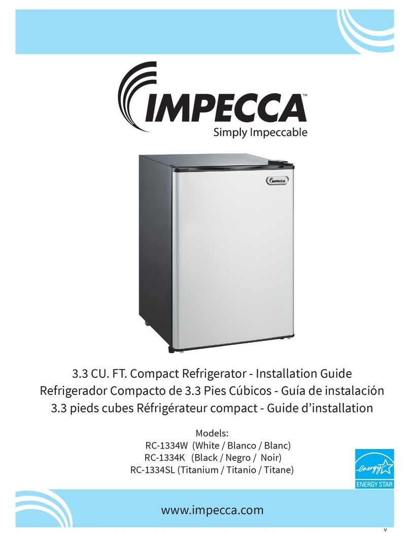 Impecca RC-1334W User manual Impecca RC-1334W User manual