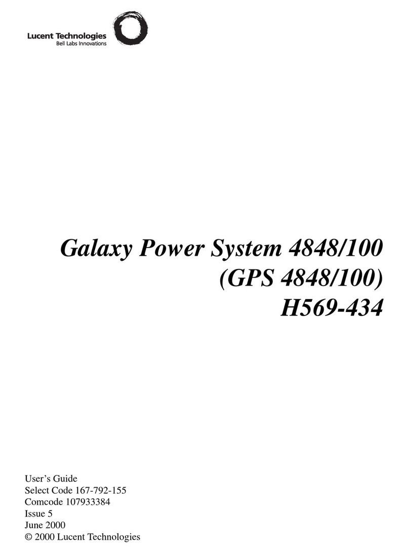 Lucent Technologies Galaxy 4848/100 user guide