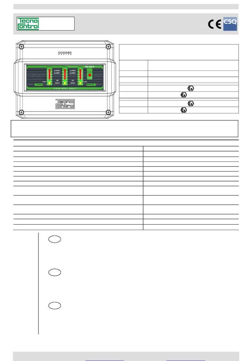 Tecnocontrol SE194K user manual
