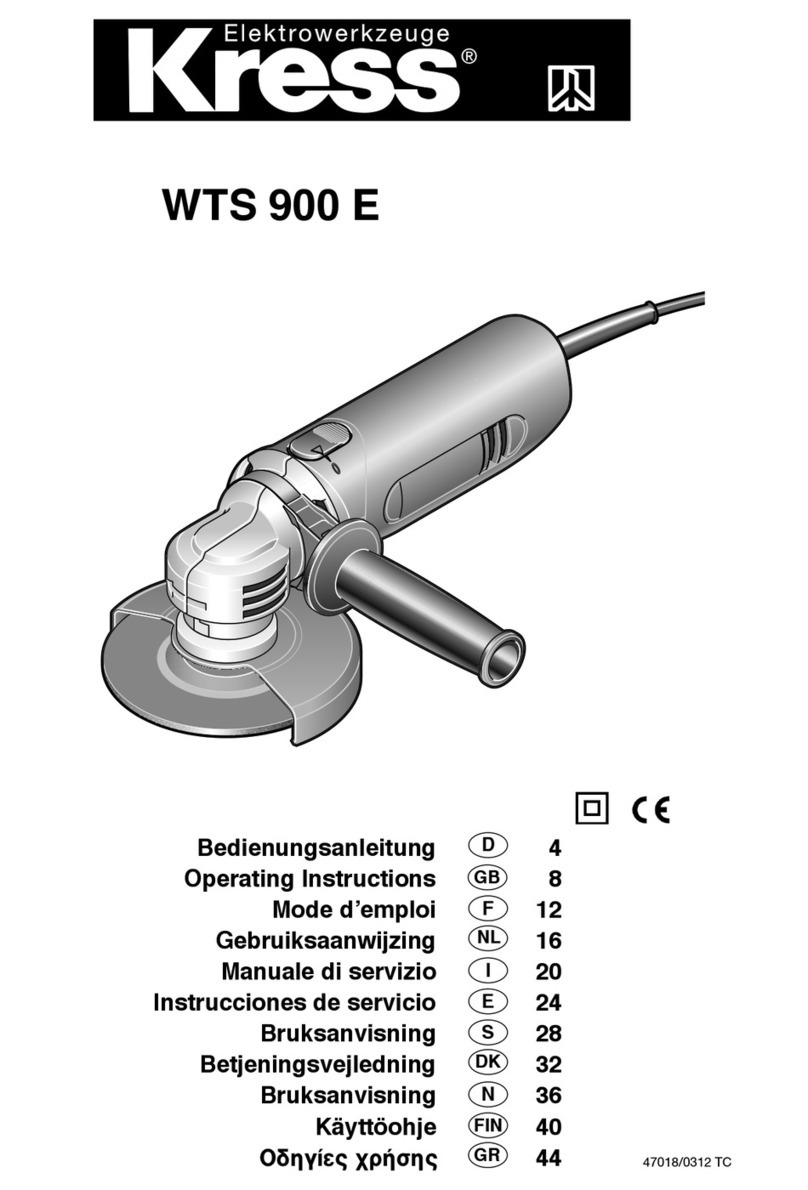 KRESS WTS 900 E User manual