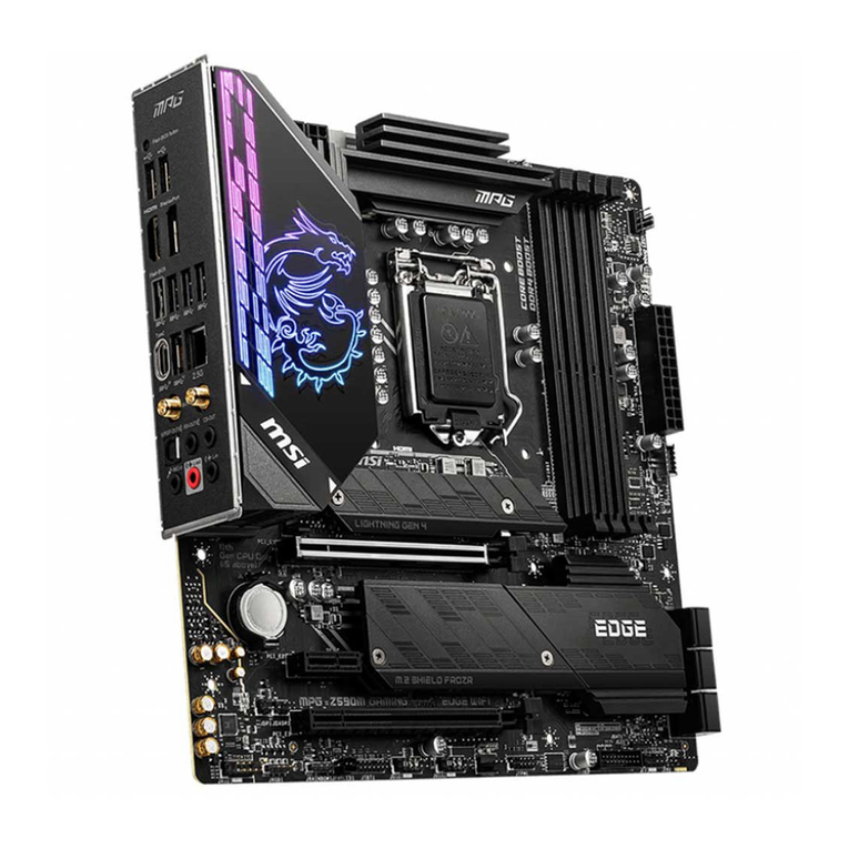 MSI MPG Z590M User manual