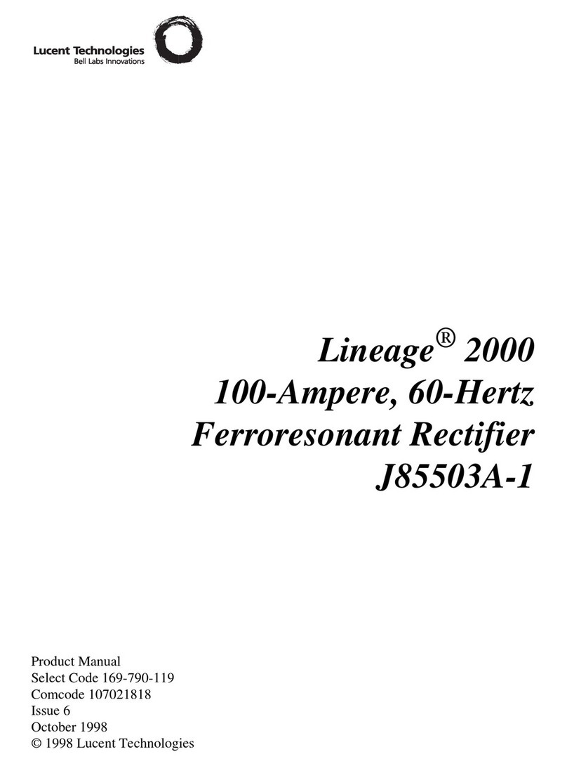Lucent Technologies Lineage 2000 product manual