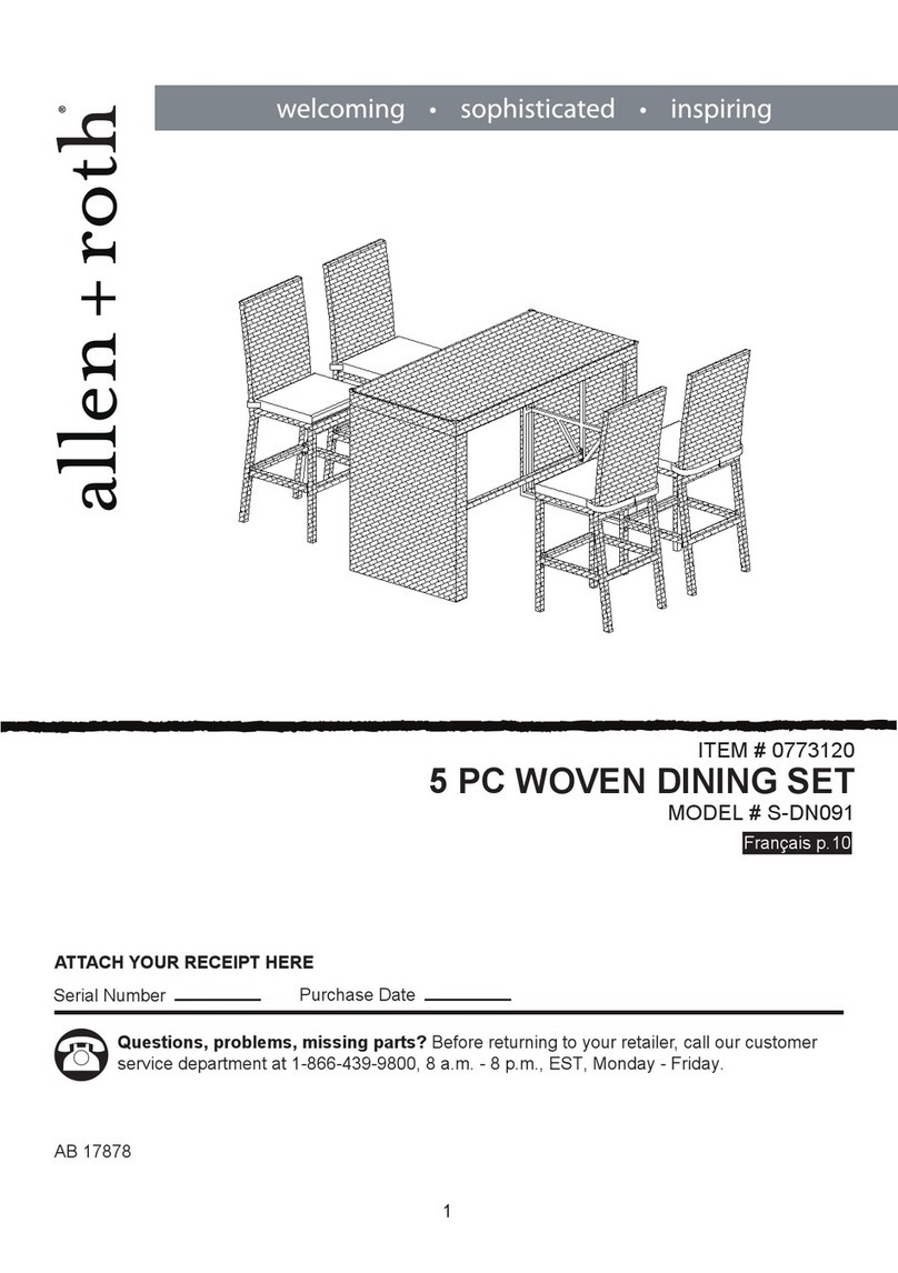 Allen + Roth S-DN091 User manual
