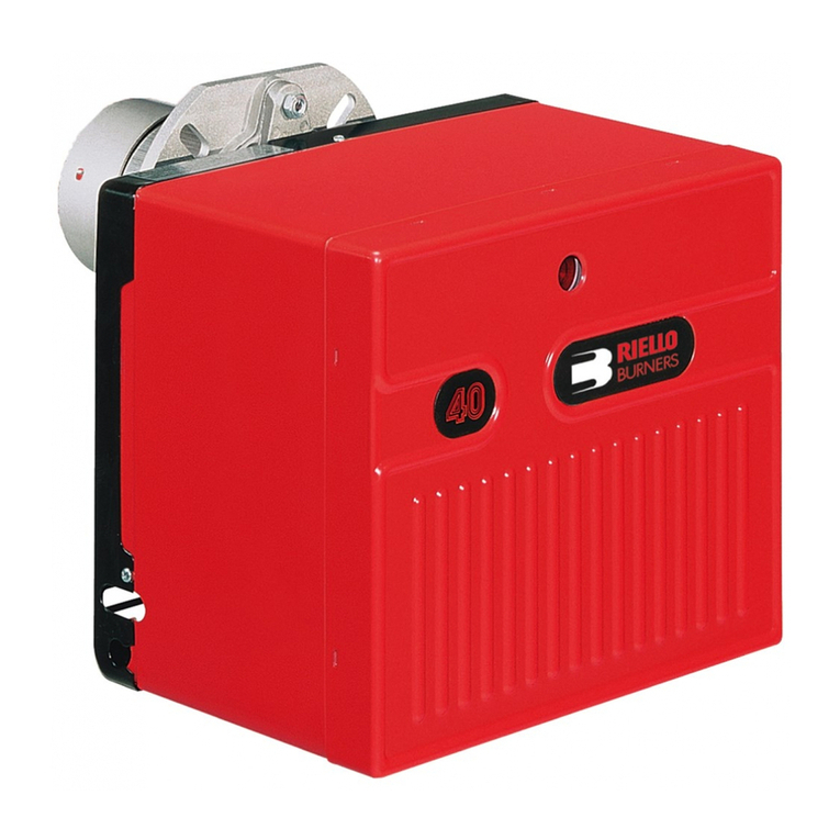 Riello Burners RIELLO 40 F10 Quick start guide