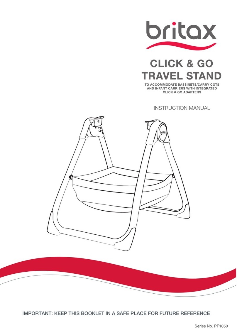 Britax Click & Go Travel Stand instruction manual