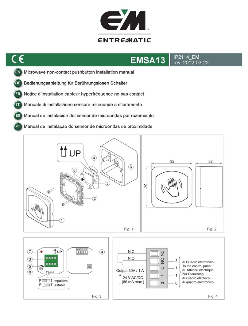 Entrematic EMSA13 User manual