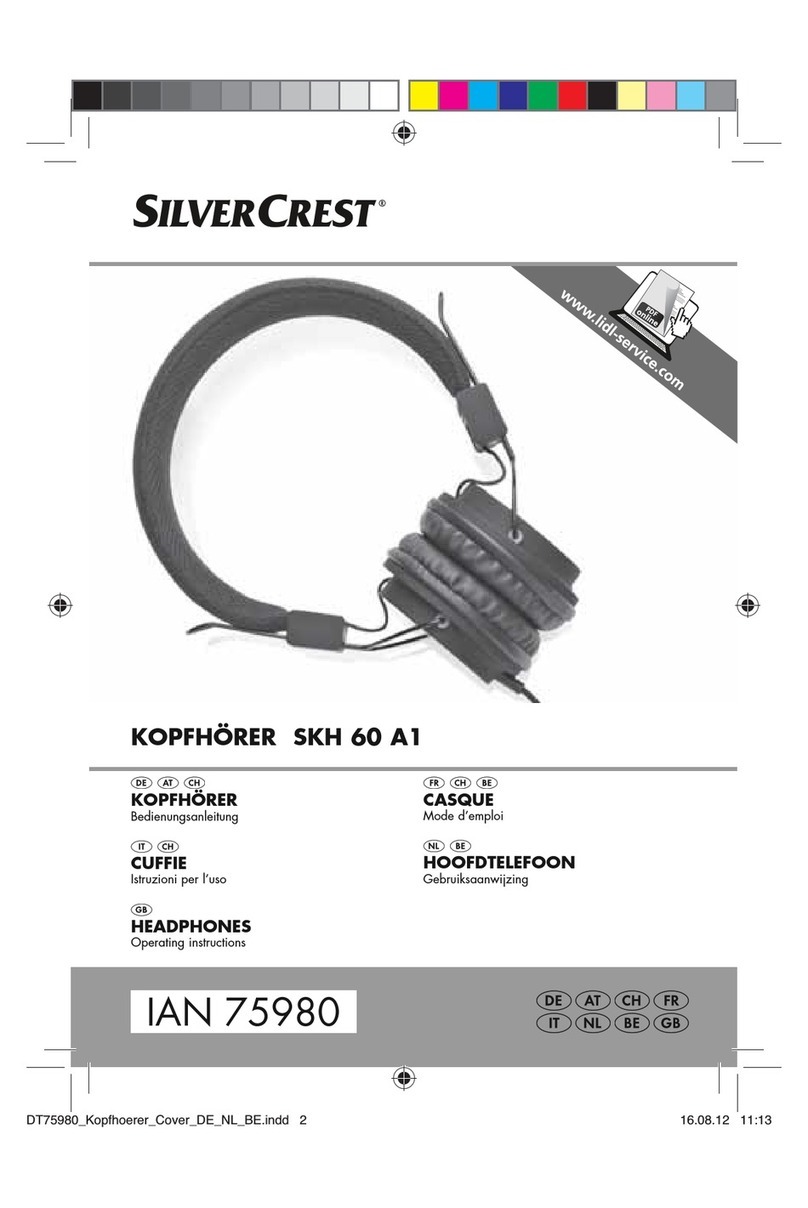 Silvercrest KOPFHORER SKH 60 A1 User manual Silvercrest KOPFHORER SKH 60 A1 User manual